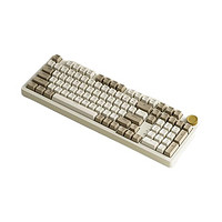 移动端、京东百亿补贴：京东京造 JZ990 有线机械键盘 99键 月影黄轴
