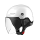 晓安 头盔电动车3c认证男女士骑行半盔四季通用成人摩托车电瓶车安全帽 白色冬盔