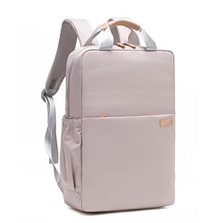 AOWEINI 奥维尼 双肩包女款电脑背包15.6英寸笔记本电脑包时尚通勤书包 粉色