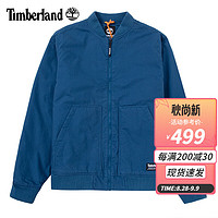 Timberland 外套男春秋款戶外防風寬松棒球服飛行夾 A22A2BZ4