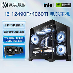 GIGABYTE 技嘉 Intel i5 12490F/RTX4060Ti电脑主机组装游戏电竞海景房光追整机