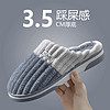 棉拖鞋男秋冬季室内家用保暖鞋2022包头厚底加绒棉鞋男士g 42 灰色462升级版.