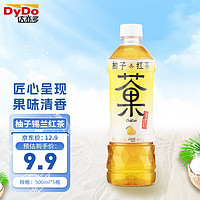 DyDo 达亦多 柚子锡兰红茶果味茶饮料500ml*5瓶