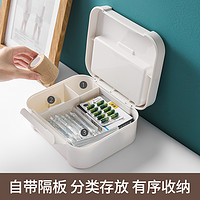 悠惠达 迷你急救箱塑料小薬箱大容量药品收纳盒子医药箱便携式家用小药箱