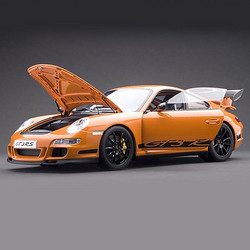 AUTOart 奥图亚 奥拓1:12 保时捷911(997) GT3 RS 汽车模型 合金车模静态跑车收藏 黑色 12116