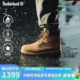 Timberland 踢不烂男鞋大黄靴马丁靴户外防水皮革10061 10061W/宽版/小麦色 43