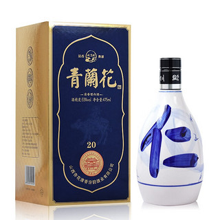 醉清欢  青蘭花 清香型白酒53度礼盒装整箱六瓶 青蘭花20   475ml*6盒