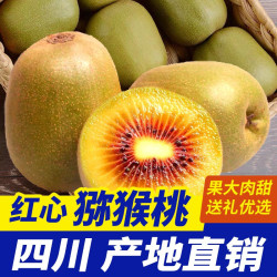 果迎鲜 猕猴桃 四川红心猕猴桃 15个装 奇异果 单果约70-90g 新鲜水果