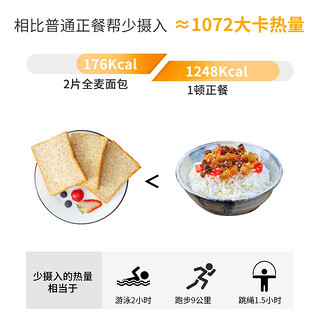 面包新语 breadtalk全麦面包500g整箱全麦吐司切片杂粮早餐健身代餐