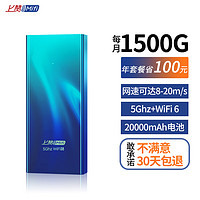 上赞 S2 pro turbo极光随身wifi 6免插卡支持5Ghz流量20000mAh充电宝无线网卡mifi移动车载wifi上网卡三网通