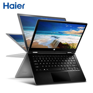 Haier 海尔 笔记本电脑超轻薄本便携11.6英寸手提电脑触屏手写二合一平板电脑 Intel四核12G内存512
