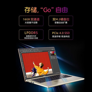 acer 宏碁 非凡笔记本电脑轻薄本 非Go13i5-16G-1T-2.8K 14