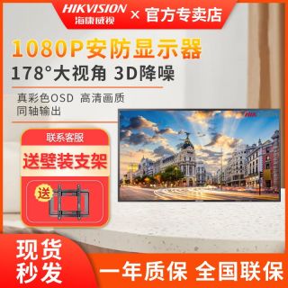 海康威视43英寸1080P高清监控器LED显示屏液晶电脑电视屏幕