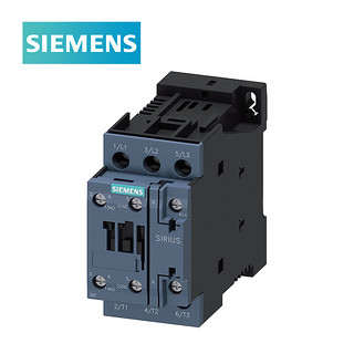 PLUS会员：SIEMENS 西门子 3RT6 交流接触器自营 17A 24VDC 3P 3常开 1常开+1常闭 直流 400V 3RT60251BB40