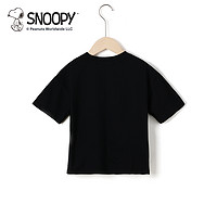 88VIP：SNOOPY 史努比 童装男童T恤短袖女宝宝上衣2022新款儿童衣服夏装潮