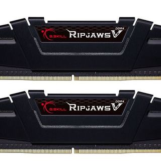 G.SKILL 芝奇 Ripjaws V系列 DDR4 3600MHz 台式机内存 马甲条 宾利黑 64GB 32GBx2 F4-3600C18D-64GVK