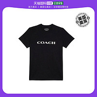 COACH 蔻驰 Essential 休闲简约时尚T恤短袖 黑色 直