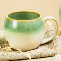 玉泉陶瓷小清新马克杯牛奶杯水杯窑变釉杯子家用陶瓷杯大容量