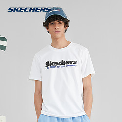 SKECHERS 斯凯奇 男夏季速干针织圆领T恤舒适透气运动短袖L223M122