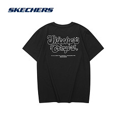 SKECHERS 斯凯奇 2023年夏季新款男女速干T恤圆领宽松短袖L223U050