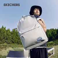 抖音超值购：SKECHERS 斯凯奇 双肩包女大学生高中书包运动通勤电脑包男超轻背包