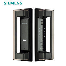 SIEMENS 西门子 指纹锁智能锁家用防盗门锁进口密码锁电子锁C620 古铜金