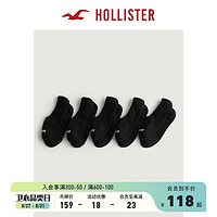 HOLLISTER 霍利斯特 2023夏季新品Logo 款隐形船袜（5 双装） 男 326763-1