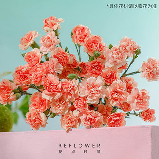 花点时间（Reflower）鲜花玫瑰康乃馨百合向日葵云南基地直发 鲜花盲盒4束(必含10枝玫瑰)