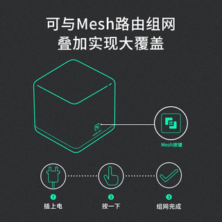 水星千兆子母路由器家用高速穿墙王无线全屋wifi覆盖Mesh组网分布式大户型字母双频5G超强电信号功率端口漏油