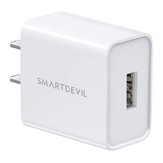 SMARTDEVIL 闪魔 适用苹果充电器5v2A安卓usb快充头华为小米ipad风扇耳机平板