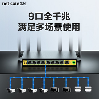 netcore 磊科 B11全千兆9口企业级无线路由器