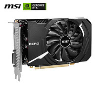 微星（MSI）GeForce GTX 1630 AERO ITX 4G OC 电脑独立电竞游戏显卡 ITX小卡