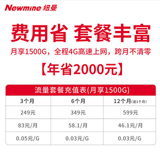 纽曼（Newmine）4G无线路由器随身wifi免插卡无限流量移动路由CPE器车载wifi热点无线上网卡笔记本流量卡