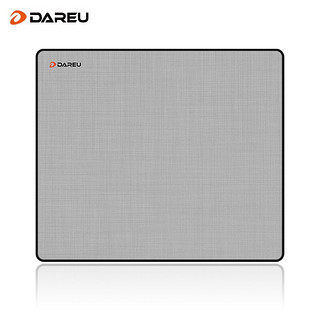 达尔优（dareu）PG-D33灰色纹理电竞游戏办公鼠标垫中小号 350*300*4mm加厚锁边办公键盘电脑书桌垫