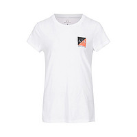 Armani Exchange 女士时髦减龄刺绣logo休闲短袖T恤