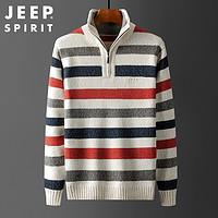 JEEP SPIRIT JEEP/吉普男装秋冬新款休闲保暖宽松毛衣