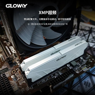 GLOWAY 光威 32GB(16GBx2)套装 DDR4 3600 台式机内存条 天策系列 海力士CJR颗粒