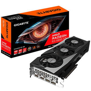 技嘉（GIGABYTE） AMD显卡 猎鹰/魔鹰台式电脑游戏独显 RX6650XT 8G 魔鹰OC