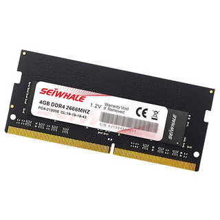 SEIWHALE 枭鲸 笔记本内存条 4GB DDR4 2666