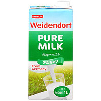 88VIP：Weidendorf 德亚 脱脂纯牛奶 1L