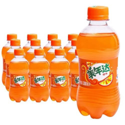 pepsi 百事 美年达 橙味300ml*12瓶