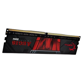 G.SKILL 芝奇 Aegis DDR4 2400MHz RGB 台式机内存 普条 黑红色 16GB F4-2400C15S-16GIS