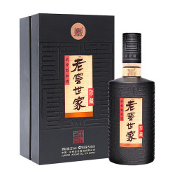 泸州老窖 老窖世家 珍藏 52%vol 浓香型白酒 500ml 单瓶装