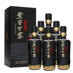 泸州老窖 老窖世家 鉴藏装 52%vol 浓香型白酒 500ml*6瓶 整箱装