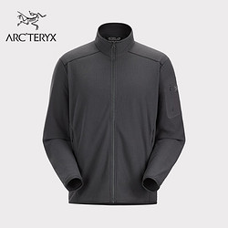 ARC'TERYX 始祖鸟 DELTA LT 轻量 男子抓绒夹克衫 Graphite/灰黑色