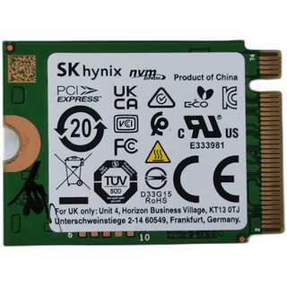 SKynix海力士BC711 512G M.2 2230 PCIe NVMe SSD笔记本固态硬盘