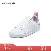 LACOSTE 拉科斯特 法国鳄鱼童鞋春夏休闲舒适透气休闲小白鞋|43CUC0001