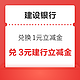 建设银行 微信支付有优惠 4金币兑换1元立减金