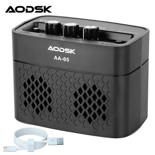 AODSK 奥德斯克（AODSK）AA-05电吉他音箱多功能蓝牙便携可充电户外排练演出练习音响5W