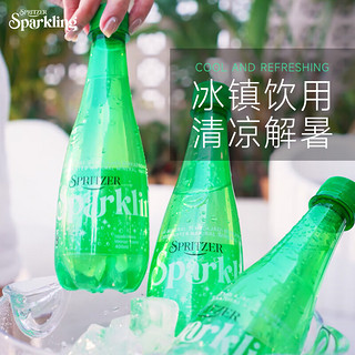 SPRITZER 事必胜 马来西亚进口事必胜气泡水0糖原味无糖充汽矿泉水400ml*24瓶装